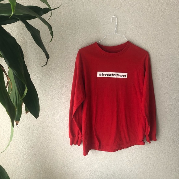 cool red simulation long sleeve! - Picture 1 of 3